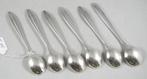 6 theelepels jeunesse en filet massief 835 zilver, Ophalen of Verzenden, Zilver