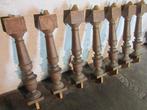7 massief eiken zuilen/ pilaren voor trapleuning/ balustrade, Ophalen, Gebruikt, Minder dan 2 meter