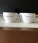 Cappuccino mokken 4x nieuw, Huis en Inrichting, Keuken | Servies, Ophalen of Verzenden, Zo goed als nieuw, Overige stijlen, Kop(pen) en/of Schotel(s)