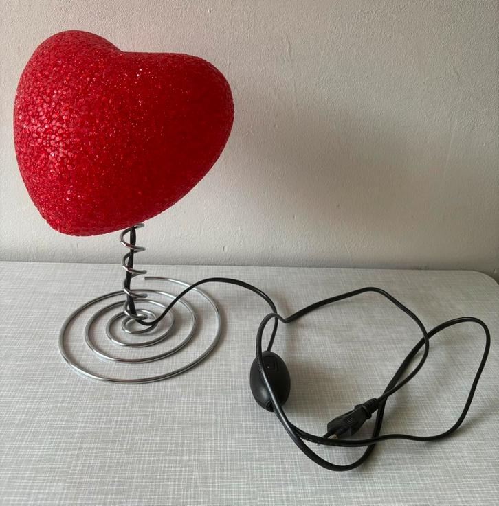 IKEA Hart Love lamp jaren 90, Huis en Inrichting, Lampen | Tafellampen, Nieuw, Minder dan 50 cm, Ophalen of Verzenden