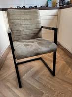 Mooie eetkamerstoel met armleuning 4 stuks, Huis en Inrichting, Stoelen, Ophalen, Gebruikt, Metaal, Eén