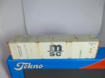 TEKNO 40FT MSC Reefer container WEATHERED, Ophalen of Verzenden, Nieuw, Bus of Vrachtwagen, Tekno