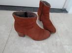 Manfield suede laarsjes  42, Kleding | Dames, Schoenen, Verzenden, Zo goed als nieuw, Bruin