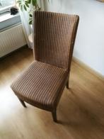6 met riet omwikkelde Lloyd Loom stoelen, Huis en Inrichting, Stoelen, Ophalen, Bruin, Lloyd Loom, Zo goed als nieuw