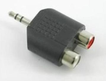 Tulp - Jack 3.5 mm adapter converter Jack 3,5mm- 2x RCA NIEU beschikbaar voor biedingen