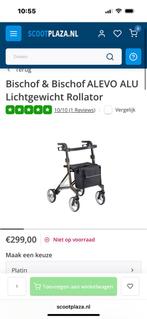 Rollator Bischof & BischofALEVO ALU Lichtgewicht Rollator, Diversen, Rollators, Ophalen, Lichtgewicht, Zo goed als nieuw