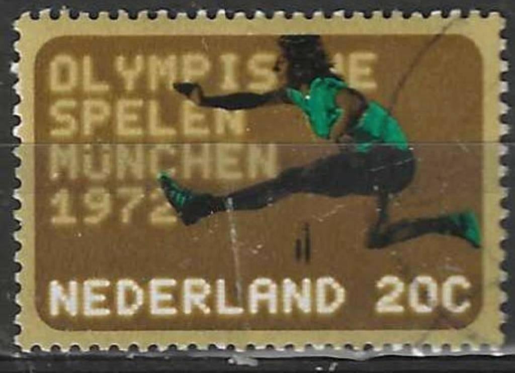 Nederland 1972 - Yvert 960 - Olympische Spelen (ST), Postzegels en Munten, Postzegels | Nederland, Verzenden, Gestempeld