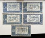 5x zilverbon 2½ gulden 1938., Postzegels en Munten, Bankbiljetten | Nederland, Ophalen of Verzenden, 2½ gulden