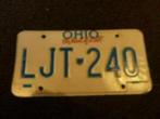 Kentekenplaat licenseplate Ohio The Heart of it All USA, Auto's, Gebruikt, Ophalen of Verzenden