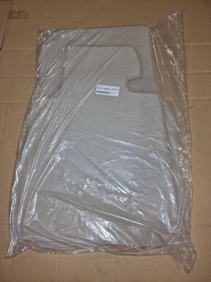 Automatten set 4-delig 51477332313 grijs beige BMW F30 origi, Auto-onderdelen, Interieur en Bekleding, BMW, Nieuw, Ophalen of Verzenden