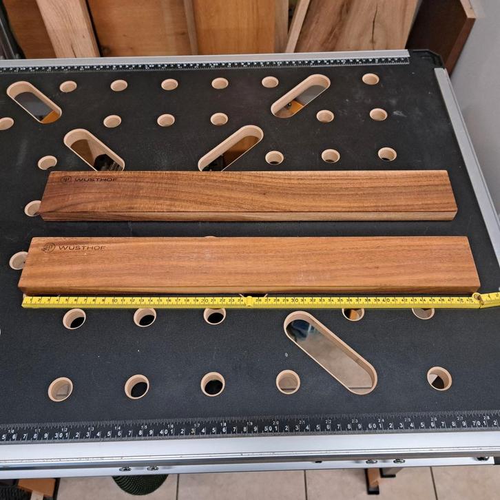 Wusthof acaciahout magneet strip voor messen 50 cm, Huis en Inrichting, Keuken | Keukenbenodigdheden, Zo goed als nieuw, Ophalen
