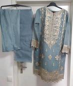 Indiase/Marokkaanse Kameez broek 3-delige Maat S, Blauw, Ophalen of Verzenden, Maat 36 (S), Onbekend