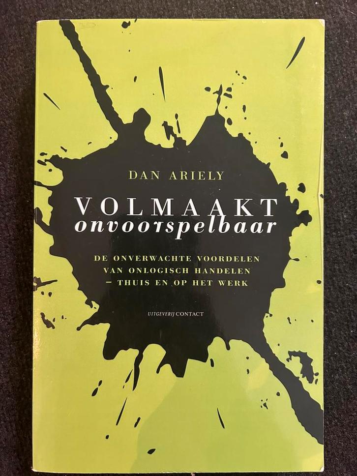 Dan Ariely - Volmaakt onvoorspelbaar, Boeken, Psychologie, Zo goed als nieuw, Ophalen of Verzenden