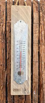 Thermometer op steigerhout, Huis en Inrichting, Woonaccessoires | Schilderijen, Tekeningen en Foto's, Minder dan 50 cm, Overige typen
