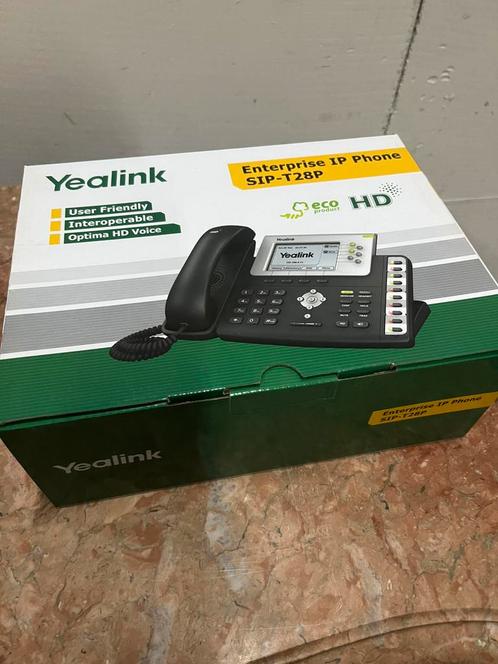 Yealink SIP-T28P, Telecommunicatie, Vaste telefoons | Handsets en Draadloos, Zo goed als nieuw, 1 handset, Ophalen of Verzenden