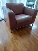 fauteuil/love-seat, Huis en Inrichting, Fauteuils, Degelijk/robuust, Leer, 75 tot 100 cm, Zo goed als nieuw