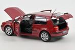 VW Golf 2002 Rood schaal 1/18 NOREV ref. 188573, Hobby en Vrije tijd, Modelauto's | 1:18, Verzenden, Nieuw, Auto, Norev