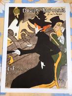 Poster van Toulouse Lautrec Divan Japonais, Ophalen of Verzenden, Zo goed als nieuw