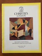 Christie's London Modern paintings, drawings, sculpture, Boeken, Verzenden, Gelezen, Catalogus