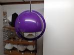 Guzzini hanglamp paars jaren 70 space age design retro, Guzzini, Kunststof, Gebruikt, ?
