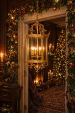 Antieke Lamp Binnen/Buiten, Ophalen of Verzenden, Gebruikt, Glas