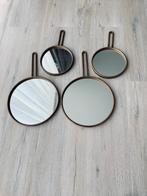 Spiegels, Huis en Inrichting, Woonaccessoires | Spiegels, Ophalen, Minder dan 50 cm, Rond, Zo goed als nieuw