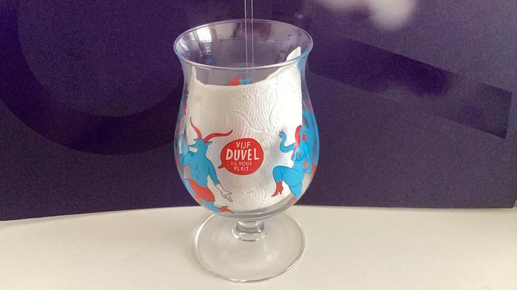Vijf Duvel s’il vous plait Duvel Collection 2010, Verzamelen, Biermerken, Zo goed als nieuw, Glas of Glazen, Duvel, Ophalen of Verzenden