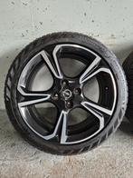 4x108 / 17inch ORGINEEL OPEL CORSA VELGEN + NIEUWE BANDEN, Auto-onderdelen, Banden en Velgen, Ophalen, 17 inch, 215 mm, Zomerbanden