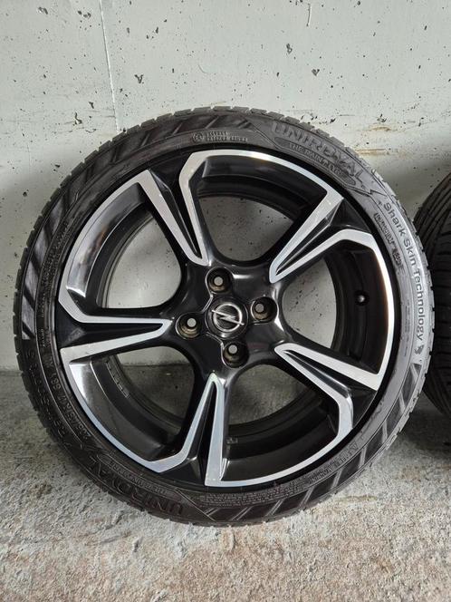 4x108 / 17inch ORGINEEL OPEL CORSA VELGEN + NIEUWE BANDEN, Auto-onderdelen, Banden en Velgen, Zomerbanden, 17 inch, 215 mm, Ophalen