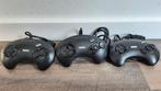 Partij van 3 Sega Mega Drive Controllers Reparatie, Spelcomputers en Games, Ophalen of Verzenden, Niet werkend