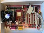 MSI MS-6566E Moederbord Pentium 4 2.4GHz 512MB, Computers en Software, Moederborden, Gebruikt, Ophalen of Verzenden, DDR, ATX
