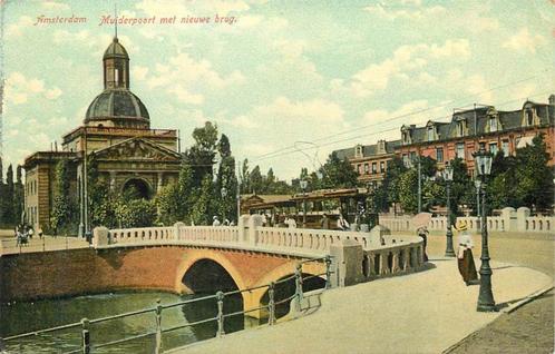 (304-072-027) Amsterdam Muiderpoort met nieuwe brug, Verzamelen, Ansichtkaarten | Nederland, Noord-Holland, Verzenden