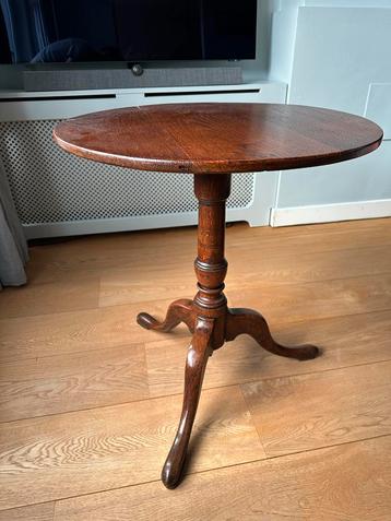 Antieke Mahonie Kanteltafel (tilt top) beschikbaar voor biedingen