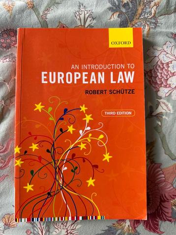 An introduction to European Law, Robert Schütze, second ed beschikbaar voor biedingen