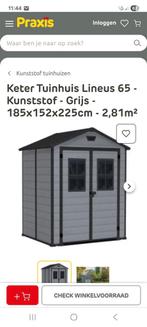 Keter tuinhuis, Tuin en Terras, Kunststof, 2 ramen, Ophalen, Minder dan 250 cm