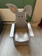 Houten kinderstoel konijn, Ophalen of Verzenden, Zo goed als nieuw, Stoel(en)