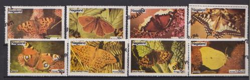 Nagaland Vlinders, Postzegels en Munten, Postzegels | Thematische zegels, Gestempeld, Dier of Natuur, Ophalen of Verzenden