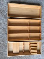 Ikea Variera/Uppdatera Bamboe Bestekbakken - 3 stuks, Ophalen of Verzenden, Zo goed als nieuw