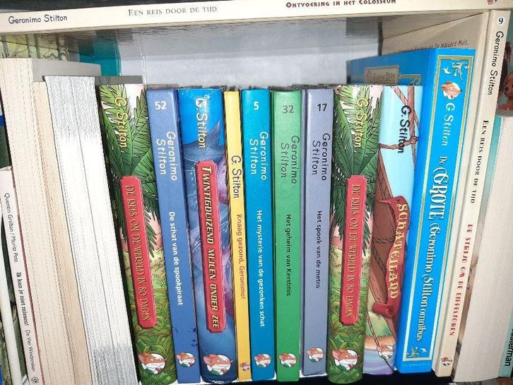 vele geronimo stilton boeken:schateiland,noodkreet uit trans, Boeken, Kinderboeken | Jeugd | 10 tot 12 jaar, Nieuw, Ophalen of Verzenden