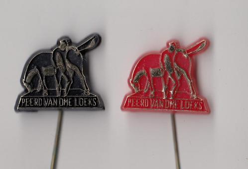 Groningen Peerd van Ome Loeks speldjes, Verzamelen, Speldjes, Pins en Buttons, Gebruikt, Speldje of Pin, Overige onderwerpen, Ophalen of Verzenden