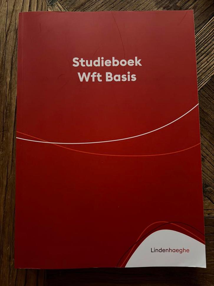 Studieboek Wft Basis - Lindenhaeghe, Boeken, Studieboeken en Cursussen, Zo goed als nieuw, Niet van toepassing, Ophalen of Verzenden