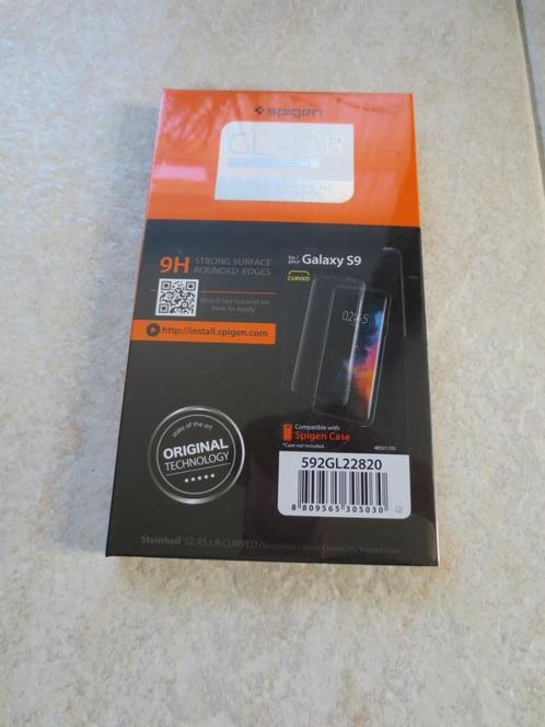 Spigen SAMSUNG GALAXY S9 SCREEN PROTECTOR; curved, Telecommunicatie, Mobiele telefoons | Hoesjes en Frontjes | Samsung, Nieuw