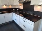 Moderne Hoogglans Keuken – In Goede Staat!, Huis en Inrichting, Keuken | Complete keukens, Ophalen, Wit, Hoekkeuken, Composiet