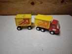 Tonka vrachtwagen met aanhanger speelgoed, Ophalen of Verzenden, Gebruikt