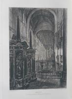 20 / Tombe van Guillaume te Delft. Gravure uit 1882, Antiek en Kunst, Kunst | Etsen en Gravures, Ophalen of Verzenden