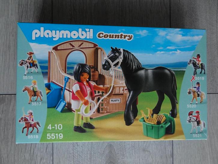 NIEUW! Playmobil Fries paard met paardenbox – 5519 >Snelle V, Kinderen en Baby's, Speelgoed | Playmobil, Nieuw, Complete set, Ophalen of Verzenden