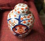 Prachtig Chinees/Japanse Gemberpot met Deksel - Handpainted, Ophalen of Verzenden