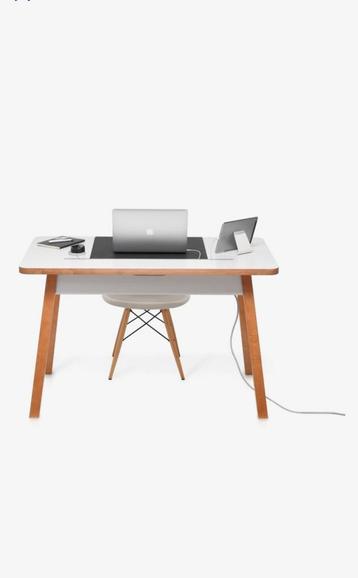 Bureau Bluelounge StudioDesk II berkenhout, wit en zwart beschikbaar voor biedingen