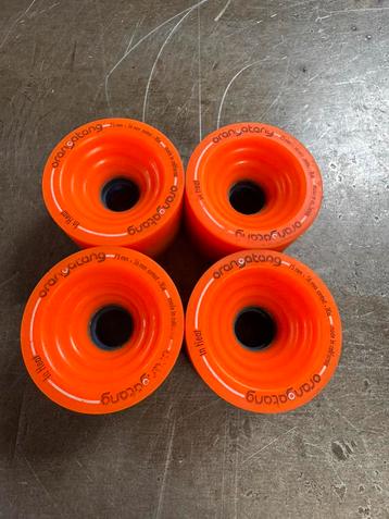Longboard wielen ORANGATANG IN HEAT 75mm 56mm contact 80a beschikbaar voor biedingen