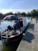 Prachtige Stalen Vlet van 9 x 2 meter met 15PK Vetus Diesel, Watersport en Boten, Motorboten en Motorjachten, Ophalen, 10 tot 30 pk